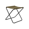 ferm living, Desert Klappstuhl / Plastikflaschen-Recycling - Gestell schwarz - Ferm Living grün en textil