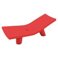 Low Lita Lounge Liege - Slide rot en plastikmaterial