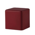 SLIDE, Soft Cubo Sitzkissen / 43 x 43 cm - Schaumstoff - Slide rot en plastikmaterial