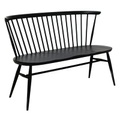Love Seat Bank mit Rückenlehne / L 117 cm - Neuauflage des Originals von 1955 - Ercol schwarz en holz