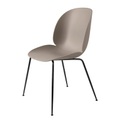 Beetle Stuhl / Gamfratesi - Stuhlbeine schwarz - Gubi beige en metall/plastikmaterial