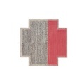 Mangas Space Plait Teppich / 160 x 160 cm - Gan rosa en textil