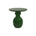 Talia Table d?appoint / Ø 52 x H 50 cm - Glasfaser - POPUS EDITIONS grün en plastikmaterial