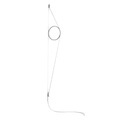 Wirering Wandleuchte / LED - H 208 cm - Flos weiß/grau en metall