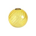 Spiral Vase / Ø 13 cm - Glas - & klevering gelb en glas