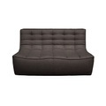 N701 Sofa / L 140 cm - Stoff - Ethnicraft grau en textil