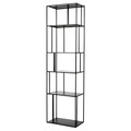 Metal Tall Single Regal / L 50 cm x H 179 cm - Pols Potten schwarz en metall