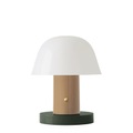 Setago JH27 Lampe ohne Kabel / LED - by Jaime Hayon - &tradition grün/beige en plastikmaterial
