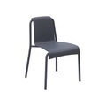 Nami Stapelbarer Stuhl / Recycling-Kunststoff - Houe grau en plastikmaterial