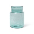 Oli Topf / Recycling-Glas - 1,7 L / Ø 13 x H 19,5 cm - Ferm Living grün en glas