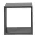 Muuto, Regal Stacked 2.0 holz grau / Größe M - quadratisch - 43 x 43 cm / ohne Rückwand - Muuto grau en holz