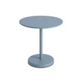 Linear Café Runder Tisch / Ø 70 cm - Stahl - Muuto blau en metall