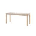 Betty TK4 Bank / L 105 cm - Leinengurte - &tradition beige en textil/holz