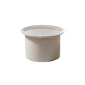 Brise Beistelltisch / Ø 46 x H 51 cm - Keramik - Gervasoni weiß en keramik