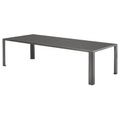 Big Irony Outdoor rechteckiger Tisch / L 238 cm - für den Außeneinsatz - Zeus grau en metall