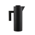 Plissé Isolierkrug / 1 L - Thermoplastisches Kunstharz - Alessi schwarz en plastikmaterial
