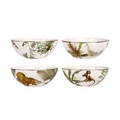 & klevering, Jungle Schale / 4er Set - Porzellan - & klevering bunt en keramik