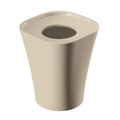 Trash Mülleimer H 28 cm - Magis beige en plastikmaterial