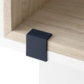 Muuto, Halteclip / Für Stacked 2.0 Regale - Set mit 5 Clips - Muuto blau en metall