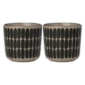 Marimekko, Alku Kaffeetasse / Ohne Henkel - 2er-Set - Marimekko grün en keramik
