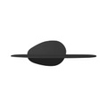 Surface Medium Regal / L 60 cm - Metall - Bibelo schwarz en metall