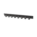 Coil Wandgarderobe / L 100 cm - Metall - Muuto schwarz en metall