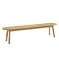 Triangle Bank / L 200 cm - Hay beige en holz