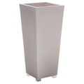 Kabin Maxi Blumentopf - Serralunga weiß en plastikmaterial