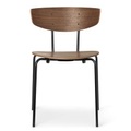 ferm living, Herman Stapelbarer Stuhl / Metallgestell - Ferm Living holz natur en holz