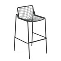 Rio R50 Stapelbarer Barhocker / H 74 cm - Metall - Emu grau/metall en metall