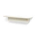 Korpus Large Regal / 7 Haken - L 90 x T 25 x H 14 cm / Aluminium - Hay beige en metall