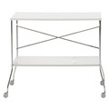 KARTELL - Servierwagen FLIP - Kunststoff - E / weissglänzend - 80/40/71 cm