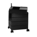 360° Rollcontainer 5 Schubladen - Magis schwarz en plastikmaterial
