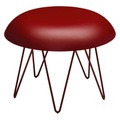 Couchtisch Meduse metall rot / Ø 50 x H 37 cm - Metall - Casamania rot en metall