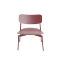 Fromme Niedrig stapelbarer Sessel / Aluminium - Petite Friture rot en metall