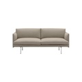 Muuto, Sofa Outline textil beige / L 170 cm - Muuto beige en textil