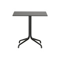 Belleville OUTDOOR quadratischer Tisch / Ø 75 x 75 cm - Massivlaminat - Vitra schwarz en holz
