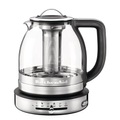 KITCHENAID, Wasserkocher Artisan glas metall / 2-in-1-Teekanne / 1,5 l - Temperatur wählbar - KitchenAid metall en metall