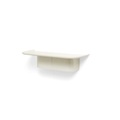 Korpus Medium Regal / 4 Haken - L 60 x T 25 x H 14 cm / Aluminium - Hay beige en metall