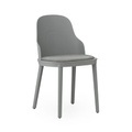 Allez INDOOR Stuhl / Sitzfläche aus Stoff - Normann Copenhagen grau en plastikmaterial/textil