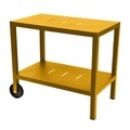 Quiberon Ablage / Grillablage - Fermob gelb/orange en metall