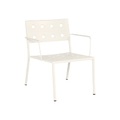 Balcony Fauteuil lounge empilable / Stahl - Hay beige en metall