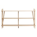 Bücherregal Simone holz natur / L 152 cm x H 92 cm - Hartô holz natur en holz