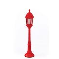 Street Lamp Outdoor Lampe ohne Kabel / H 42 cm - USB Aufladung - Seletti rot en plastikmaterial
