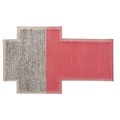 Mangas Space Plait Teppich / 250 x 160 cm - Gan rosa en textil