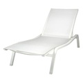 Alizé XS Liege B 72 cm / 2 Positionen - Fermob weiß en metall/textil