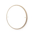 Frama-Circle Spiegel S, Eiche/Messing
