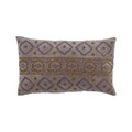 Felixia Kissen / Gestickte Muster - 60 x 35 cm - Bloomingville violett en textil