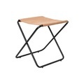 Desert Klappstuhl / Plastikflaschen-Recycling - Gestell schwarz - Ferm Living beige en textil