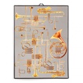 Seletti, Toiletpaper Spiegel / Trumpets - Breit H 40 cm - Seletti bunt en plastikmaterial
